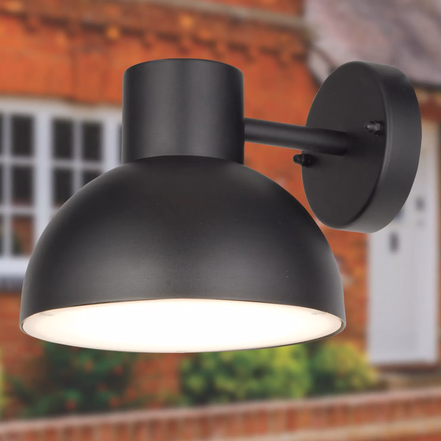 First Choice Lighting Arkle Black IP44 Modern Outdoor Wall Light – 2