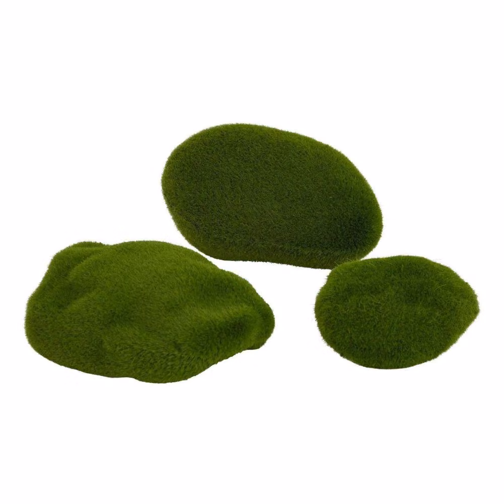 Hill Interiors Green Faux Moss, Pack of 3 – 2