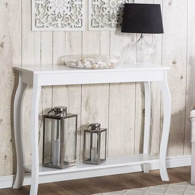 Wyld and Coco White Lacquered Console Table W/D/H: 100 x 30 x 80 cm