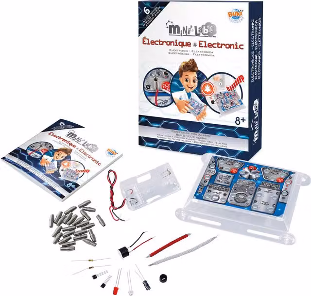 Buki Mini Lab Electronic Chemistry and Physics Science Kit in White