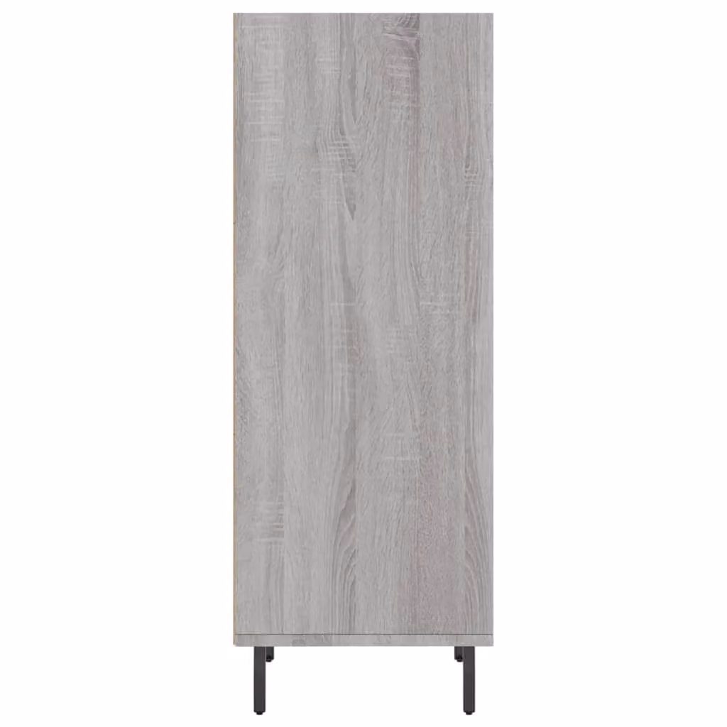 Berkfield Home Grey Sonoma Sideboard in Engineered Wood W/D/H: 34.5 x 32.5 x 90 cm