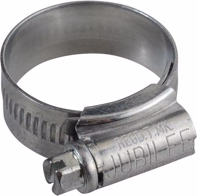 Jubilee Mild Steel Clips, Silver, 10 Pack