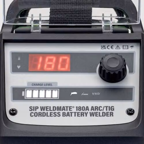SIP Weldmate ARC Cordless 180A MMA/TIG Inverter Battery Welder in Green, Silver and Multicolour – 4