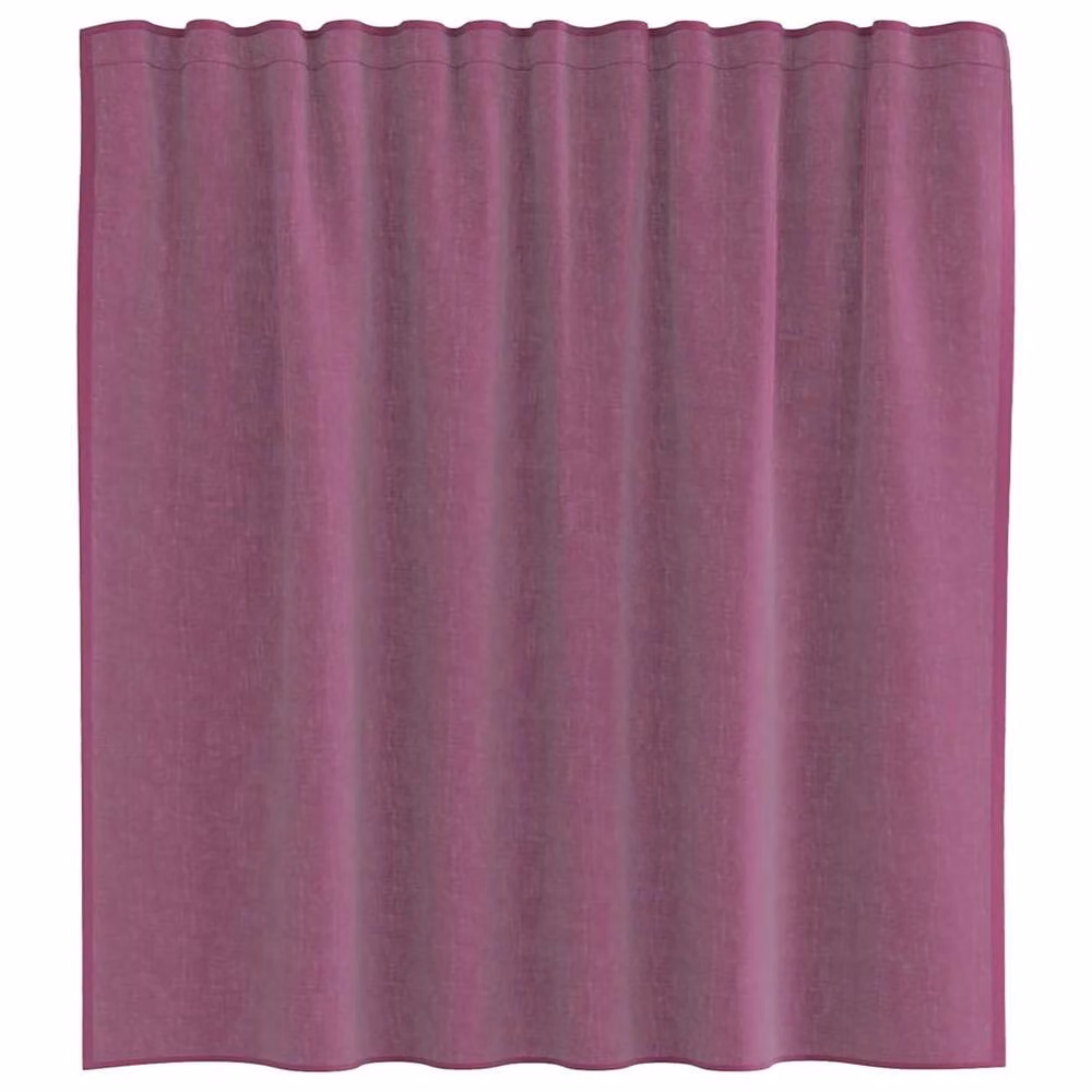 Berkfield Home Purple Voile Fabric Curtains with Rod Pockets, 2 Pack, Width: 140 cm – 3