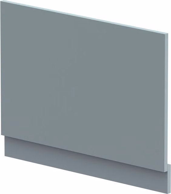 Balterley Edge/Power Straight End Bath Panel and Plinth in Grey