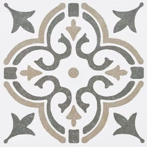 d-c-fix Jamila Olive Set of 6 Geometric Oriental Tile Stickers, Green and Multicolour, W/D/H: 15 x 15 x 15 cm