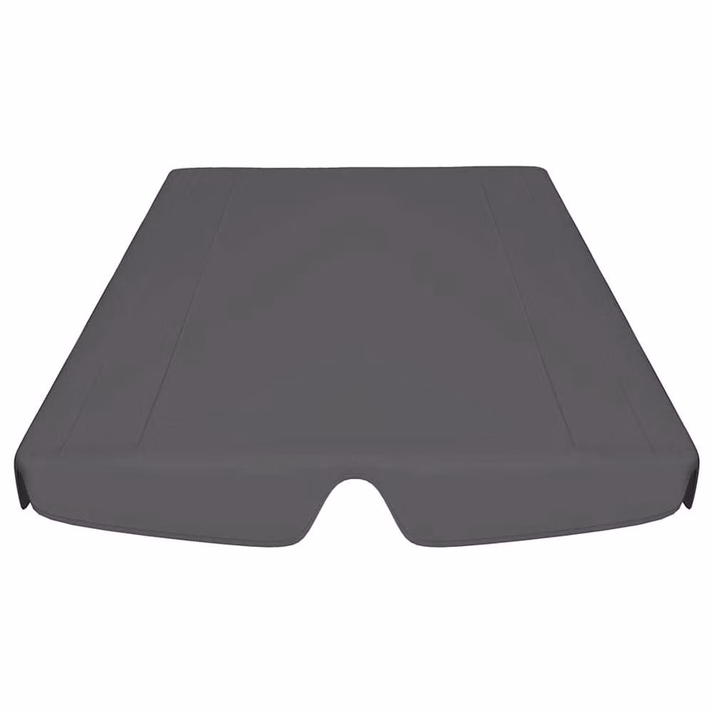 Berkfield Home Replacement PVC-Coated Garden Swing Canopy in Anthracite Grey, W/D/H: 150 x 105 x 70 cm – 3