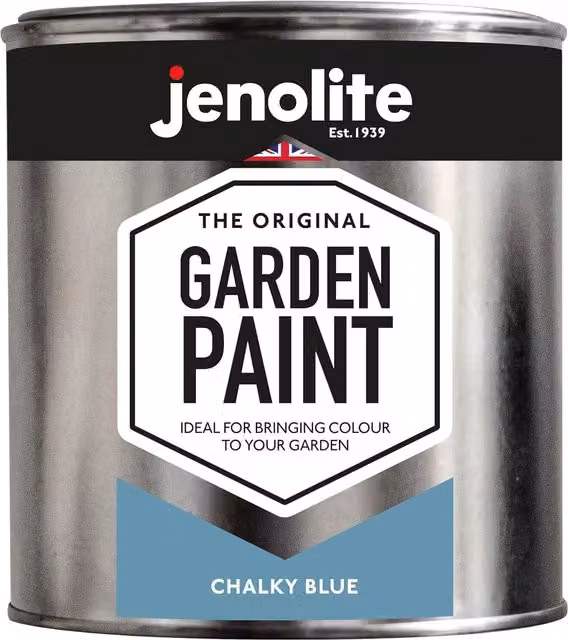 Jenolite Weatherproof Matt Wood Paint in Blue, 1 l