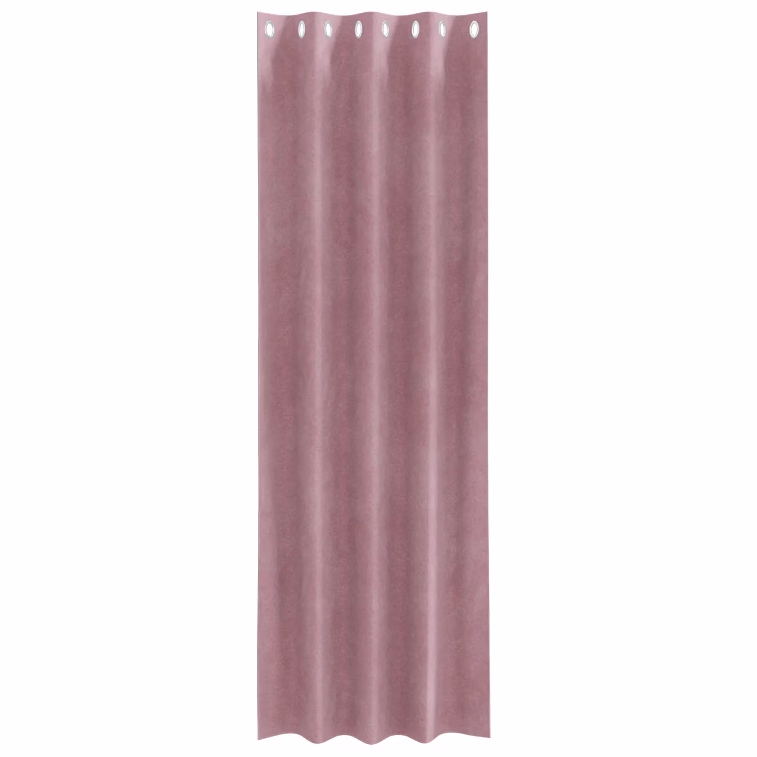 Berkfield Home Dark Pink Velvet Blackout Eyelet Curtains, 2 Pack, W: 140 cm, H: 260 cm – 2