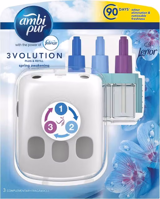 Febreze 3Volution Plug In Starter Kit Spring Awakening White