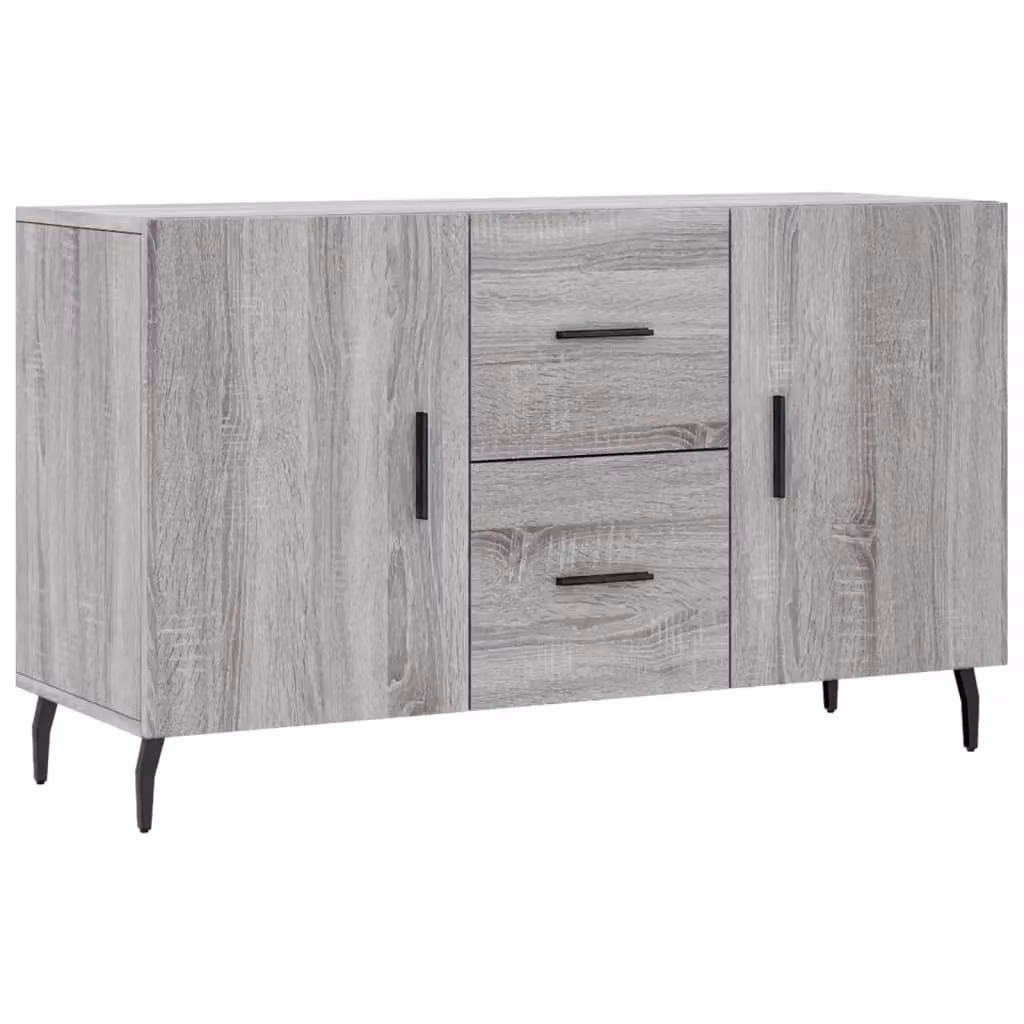 Berkfield Home Grey Sonoma Sideboard in Engineered Wood, W/D/H: 100 x 36 x 60 cm – 2