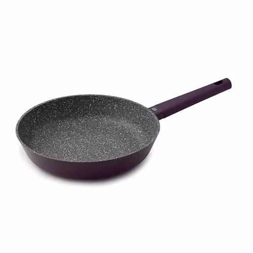 MasterClass Non-Stick Cast Aluminium Frying Pan, Purple, 28cm, Dishwasher Safe – 1