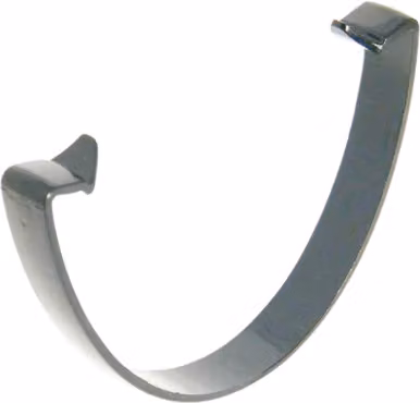 FloPlast Grey PVC Half Round Industrial Gutter Spare Fitting Strap, 170mm