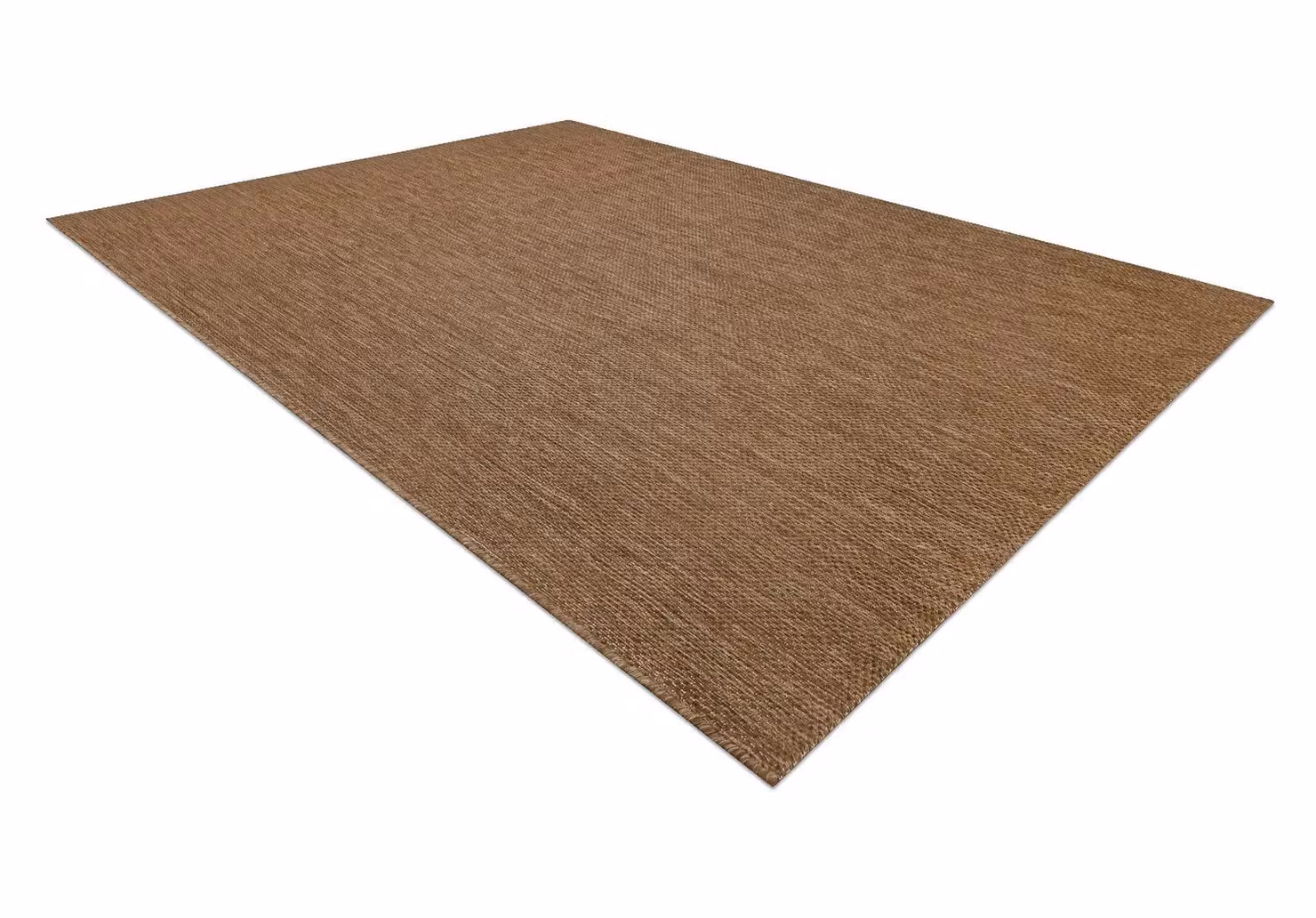 RugsX Brown Flat Weave Rectangular Rug, W/D/H: 80 x 150 cm – 2