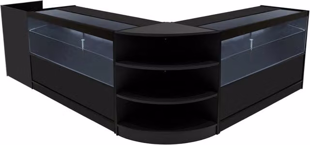Monstershop Eclipse LED Shop Counter Set LM60, TB60 and 2 x C1500 in Black