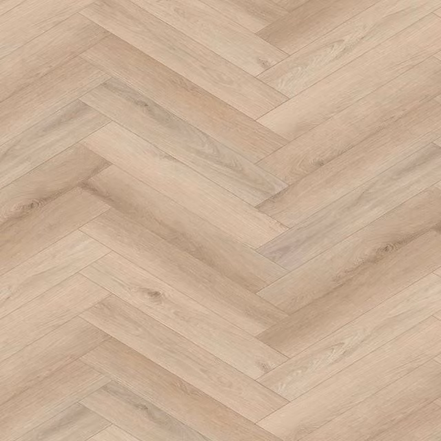 Vinyl Flooring UK Allora LH Brown Wood Effect SPC Click Luxury Vinyl Tile Herringbone 8mm