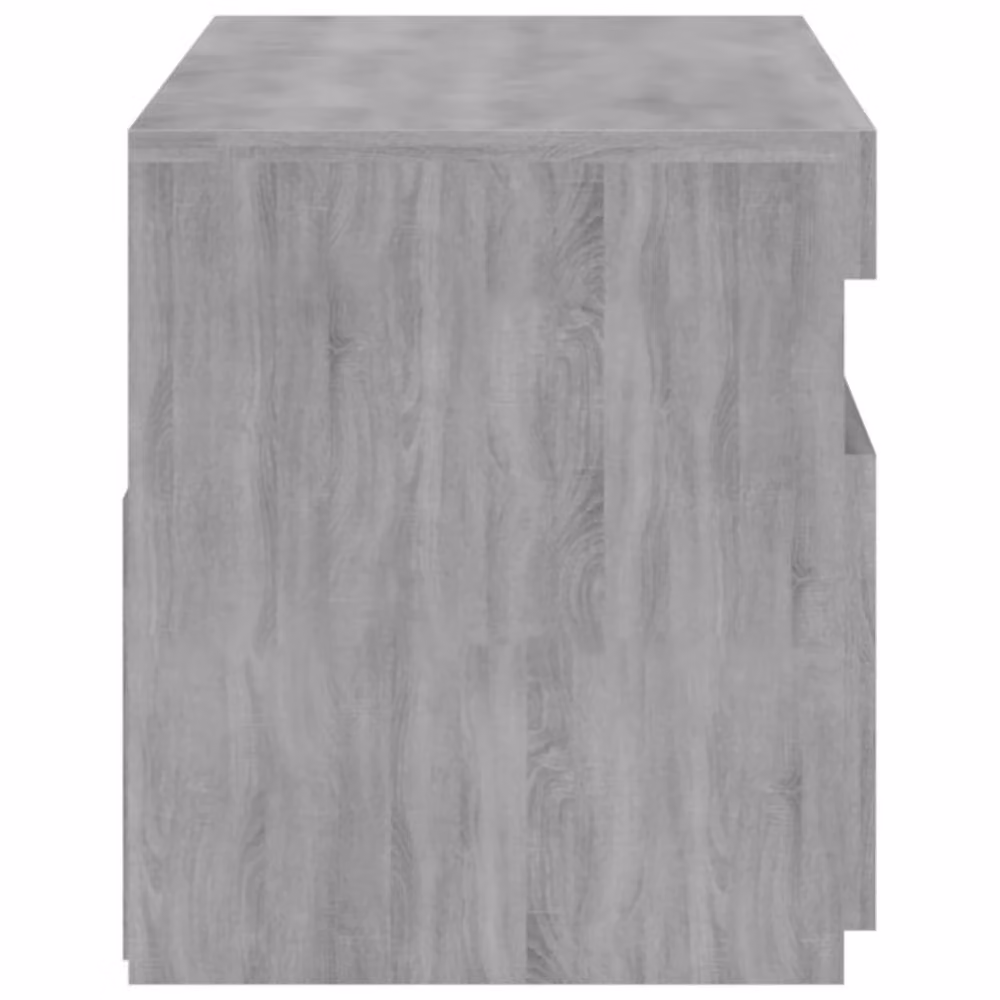 Berkfield Home Modern TV Cabinet with LED Lights in Grey Sonoma, W/D/H: 75 x 35 x 40 cm – 4