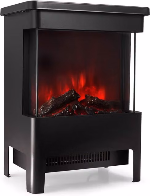 VonHaus 1900W Electric Stove Heater in Black – 1