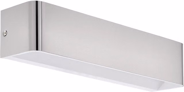 Loops LED Wall Light in Silver with Warm White Bulb