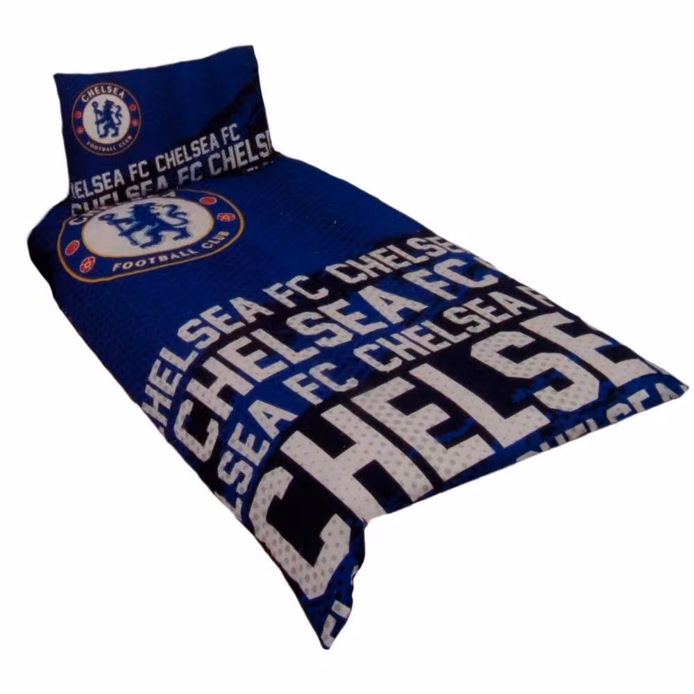 Chelsea FC Reversible Single Duvet Cover and Pillowcase Set, Blue, W: 135 cm, H: 200 cm, Pillowcase: 90 x 200 cm – 2