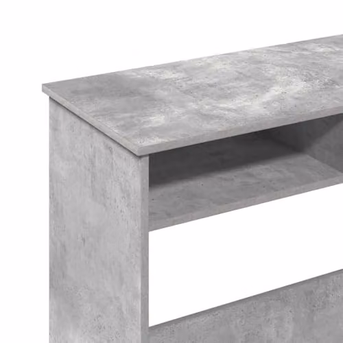 vidaXL Writing Desk in Grey Engineered Wood, W: 80 cm, D: 40 cm, H: 75 cm – 4