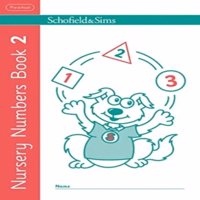 Sally Johnson Nursery Numbers Book 2 Multicolour Paperback