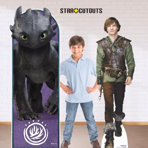Star Cutouts Hiccup Viking Live Action How To Train Your Dragon Cardboard Cut Out, Multicolour, Height: 171 cm – 4
