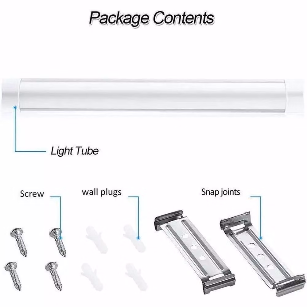 NESTLUNE 2-Piece LED Batten Tube Light Set in Natural White – 3