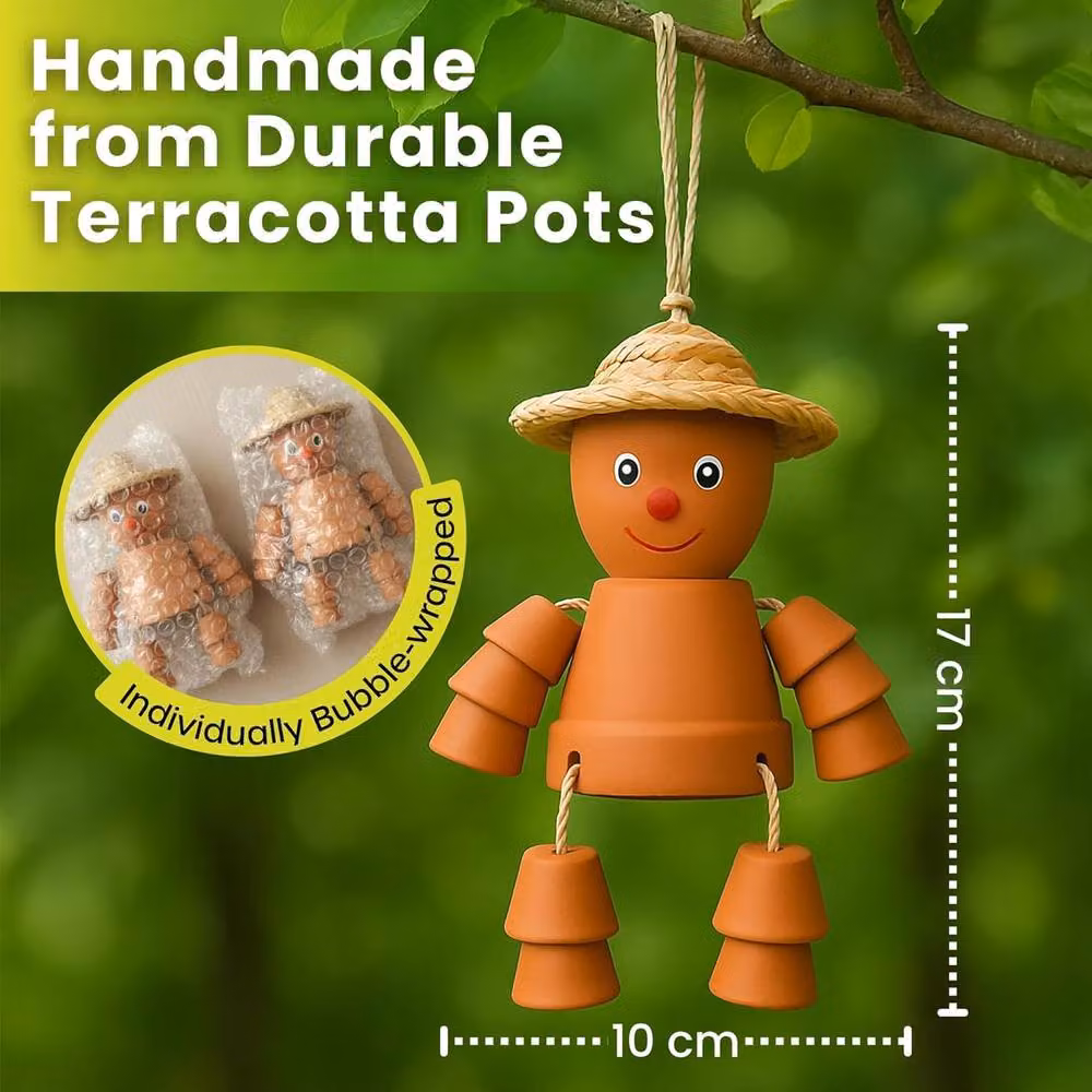 Green Thumbz Ceramic Terracotta Tabletop Flower Pot Ornament – 2