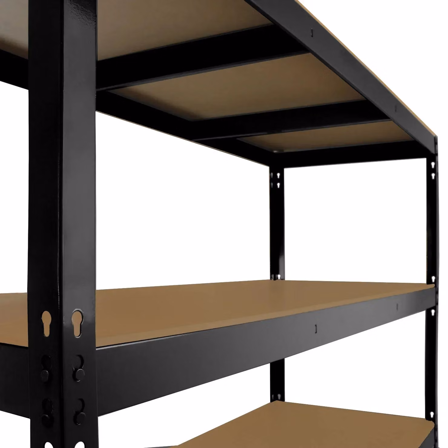 Monstershop Q-Rax Heavy Duty Storage Shelving, Black, W: 160 cm, D: 60 cm, H: 160 cm – 4