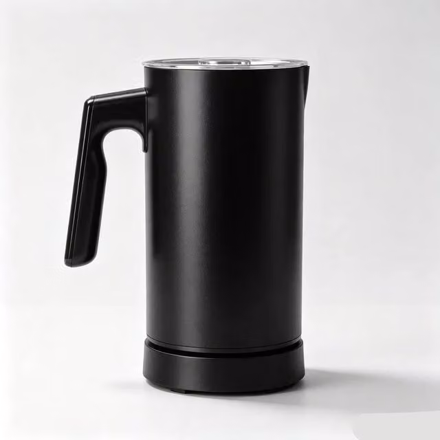 FLAVORA 4-in-1 Electric Milk Frother, 590ml, Black