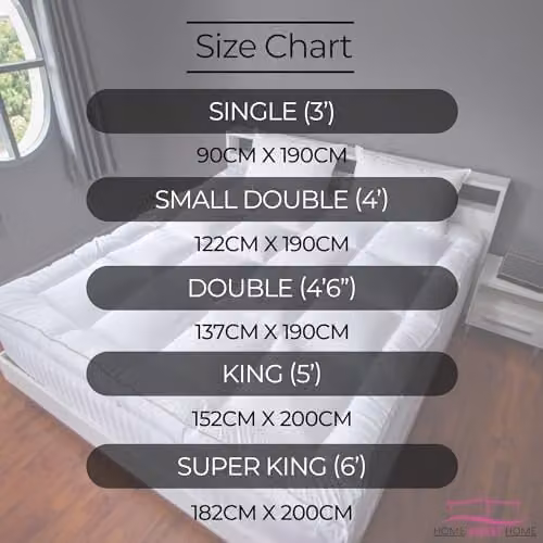 Snug City Super King White Microfibre Soft Touch Mattress Topper, 10cm Extra Thick – 3