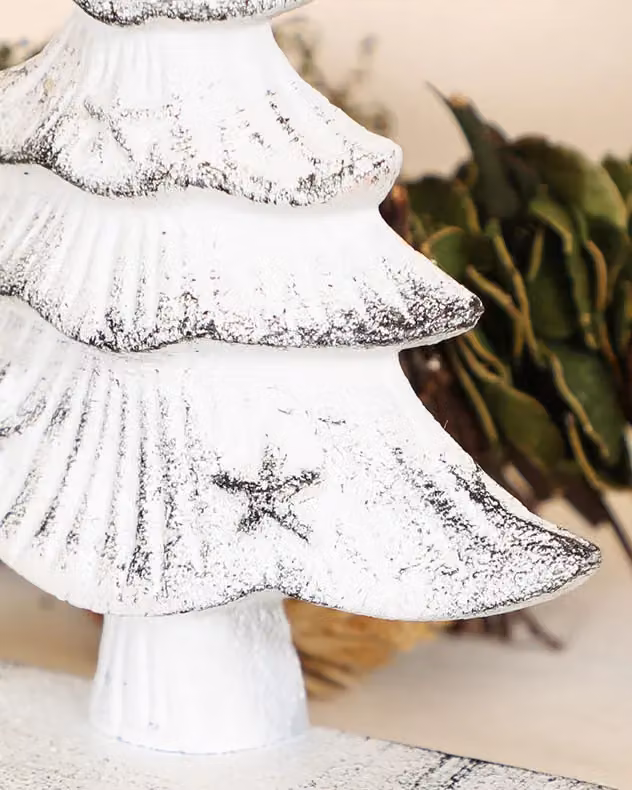Dibor Set of 2 White Cast Iron Decorative Christmas Stocking Holders – 4