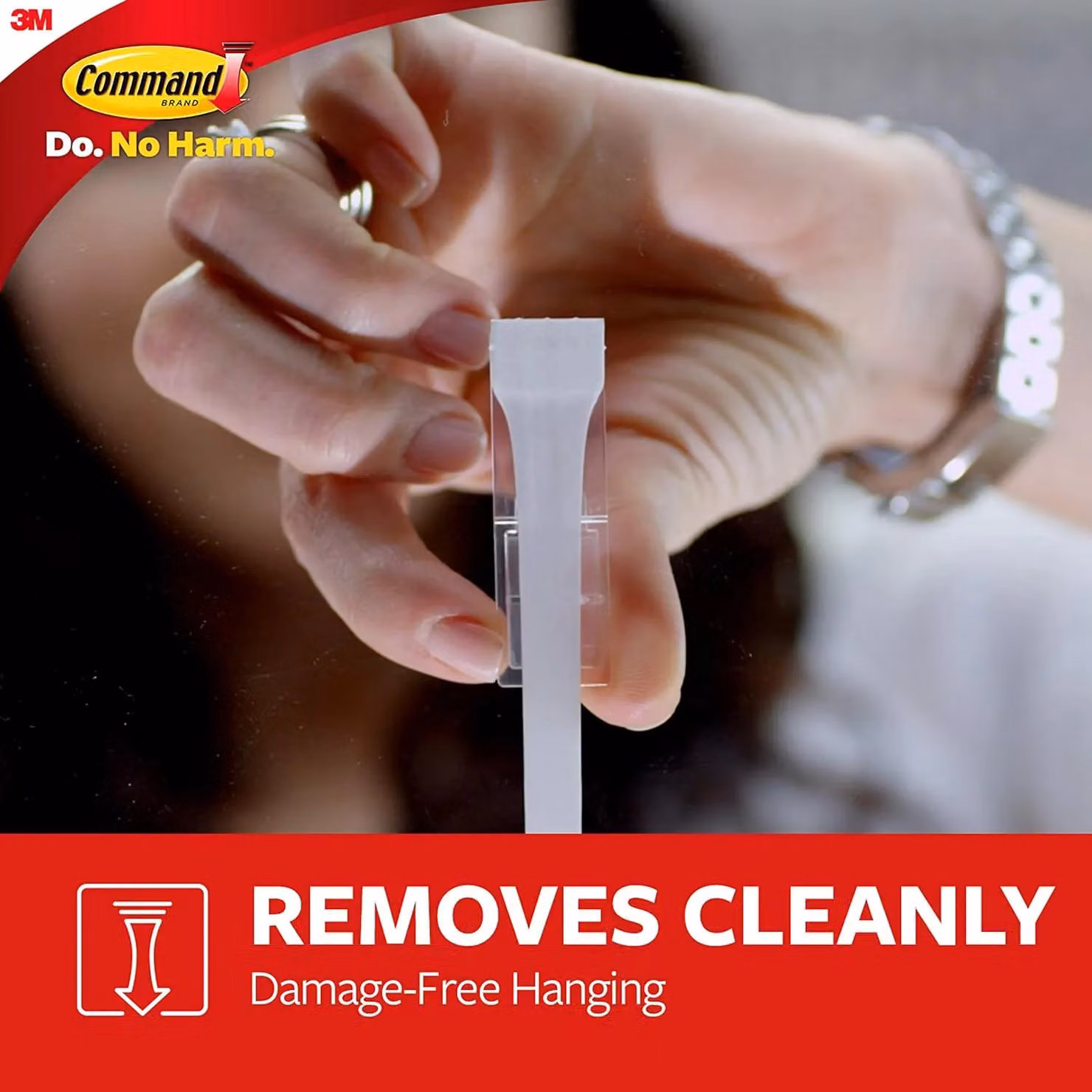 3M Command Medium Designer White Plastic Hooks for Hanging Coats – 5