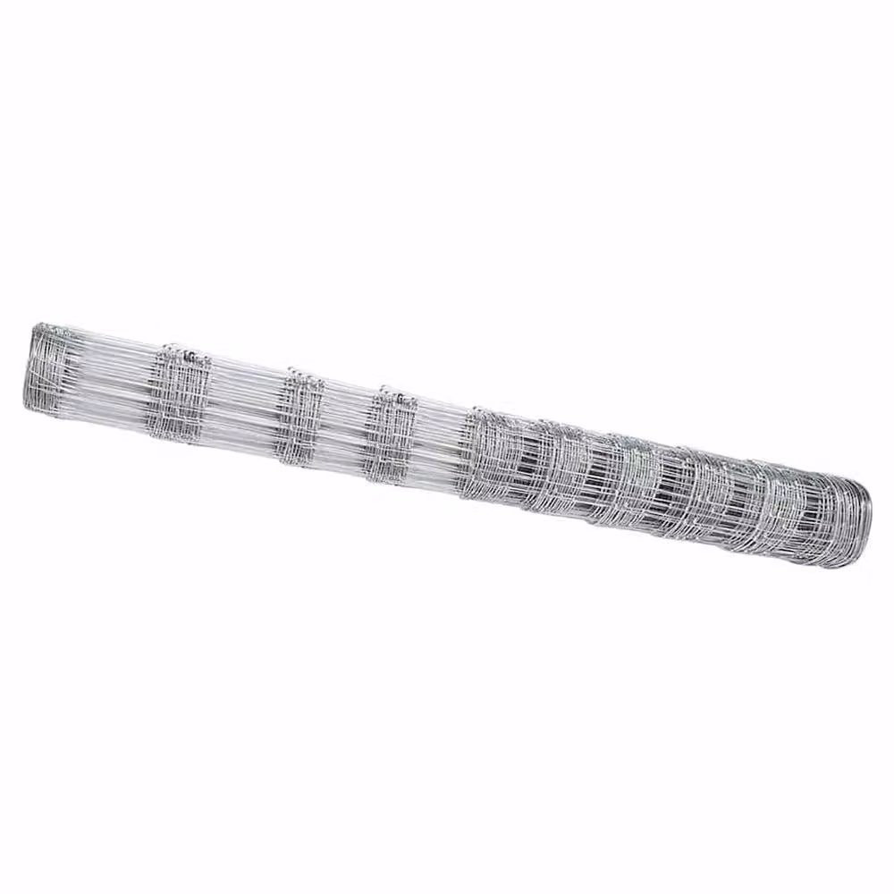 Berkfield Home Modern Field Fence in Silver Galvanised Steel, H: 120 cm x W: 10 m – 2