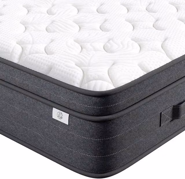 FORGEVIO White Hybrid Pocket Sprung Mattress, W/D/H: 180 x 200 x 26 cm – 1