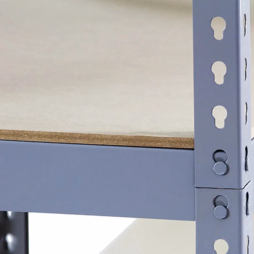 Monstershop Q-Rax Industrial Shelving Unit, Grey, W/D/H: 120 x 50 x 180 cm – 4