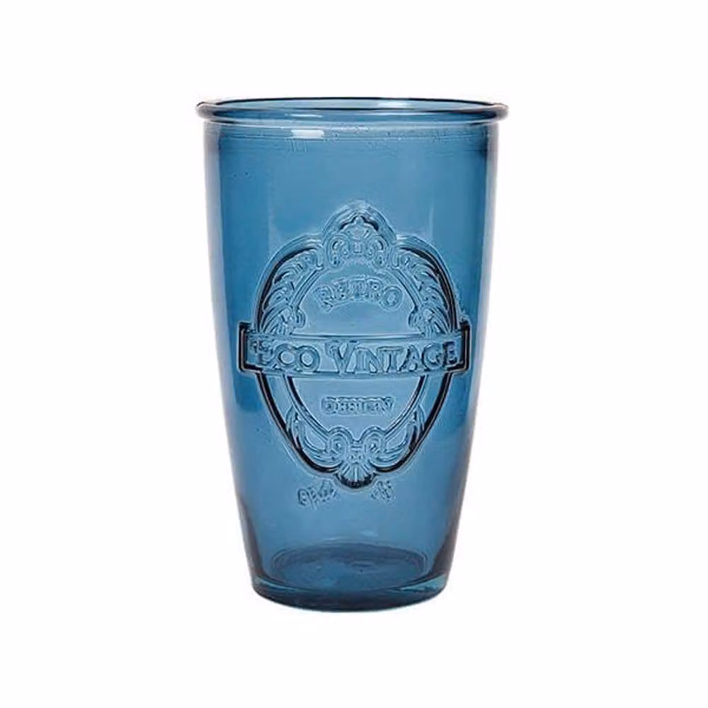 dexam Sintra Glass Tumbler in Ink Blue – 2