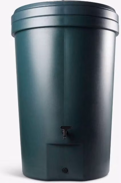 Harcostar Magnum Freestanding Rain Barrel, Green, 350 l
