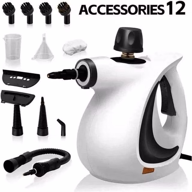 SPETLEK Redhut Handheld Multi-Surface Pressurised Steam Cleaner in White