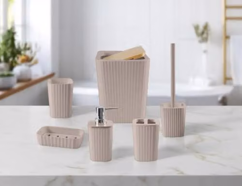GC GAVENO CAVAILIA 12-Piece Bathroom Accessories Set in Sand