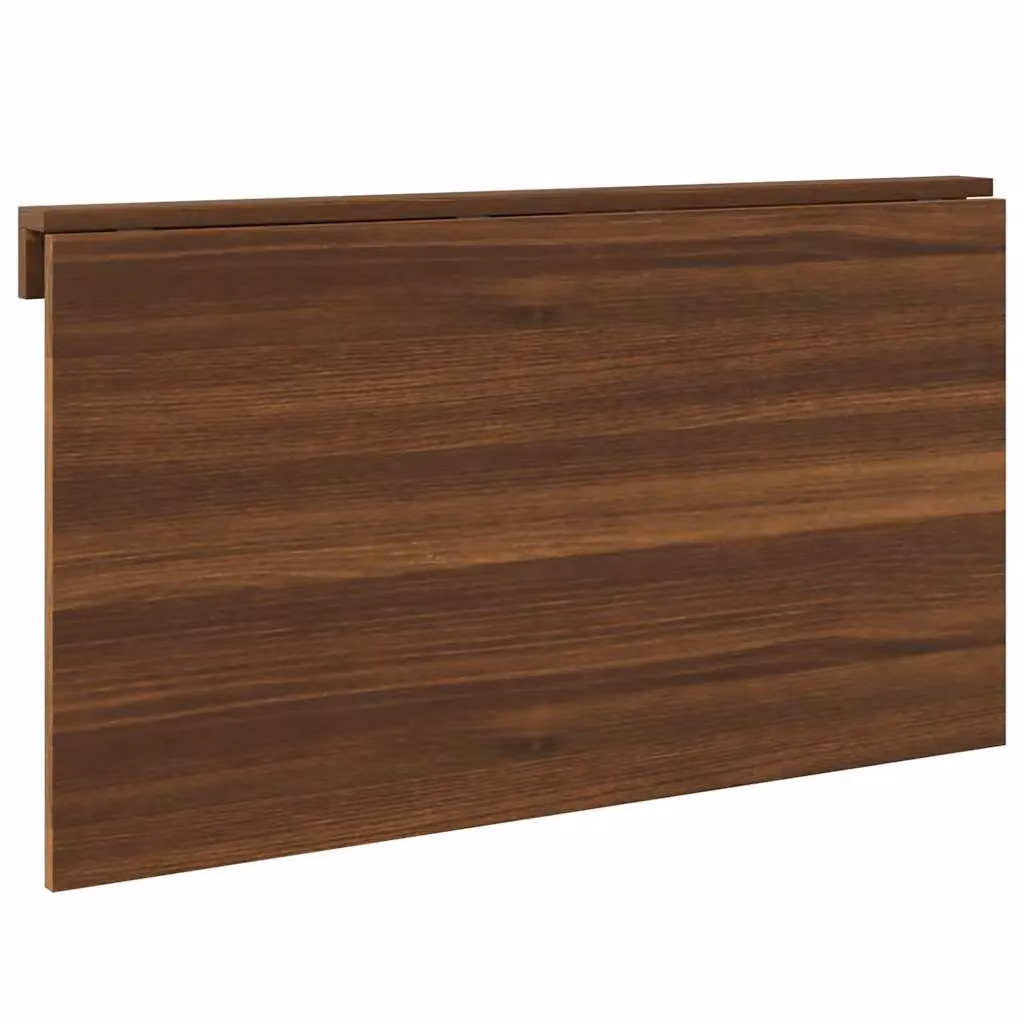 Berkfield Home Folding Wall Table in Brown Oak, W/D/H: 100 x 60 x 56 cm – 4