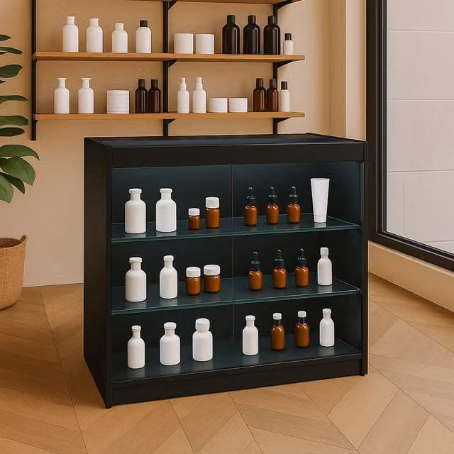 Monster Shop K900 LED Shop Counter in Matt Black