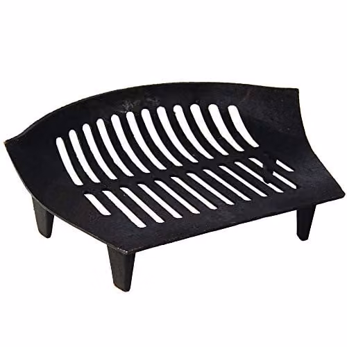 Fire Vida Cast Iron Fire Grate, Black, W: 38 cm, D: 38 cm, H: 40 cm