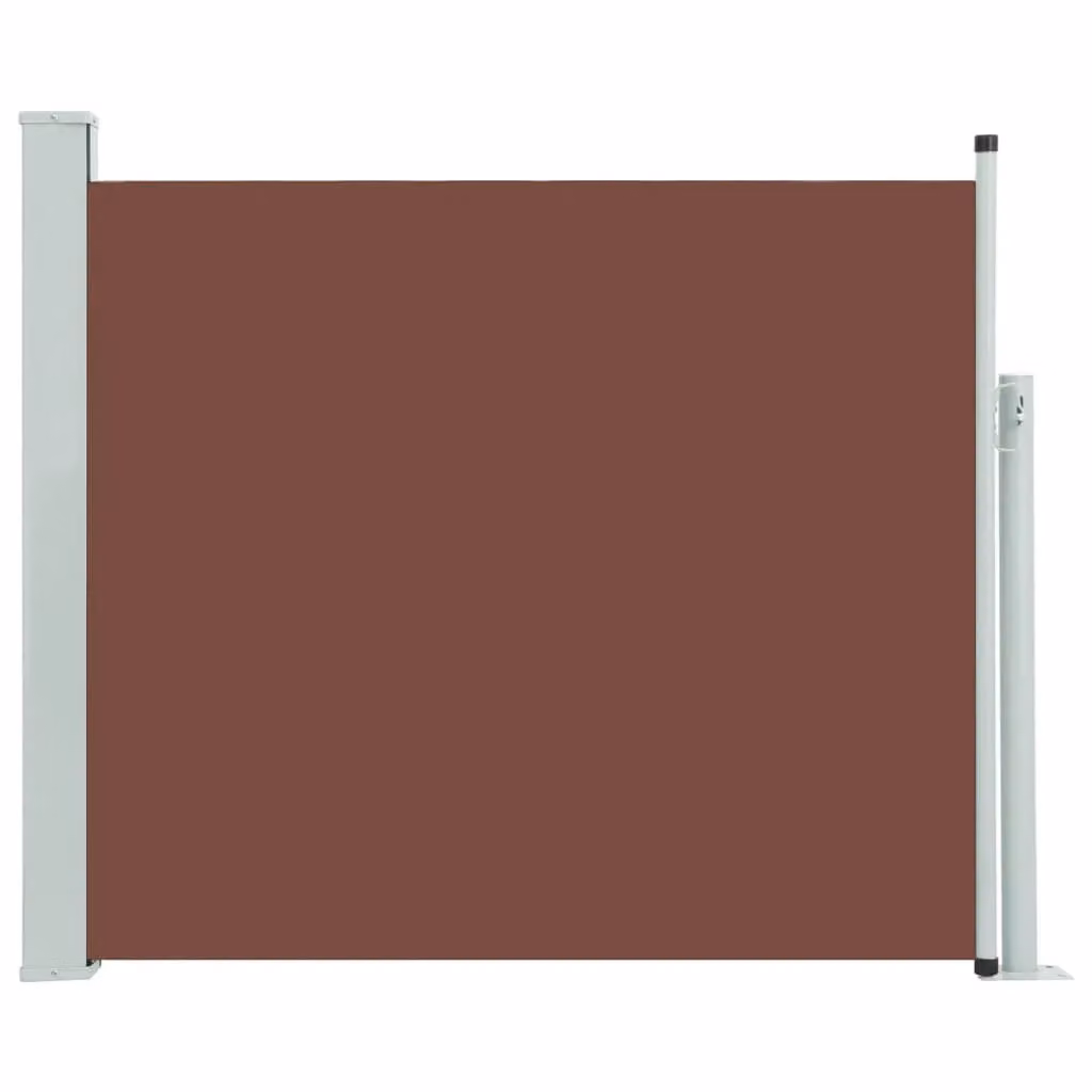 Berkfield Home Retractable Side Awning in Brown, W/H: 300 x 100 cm – 2
