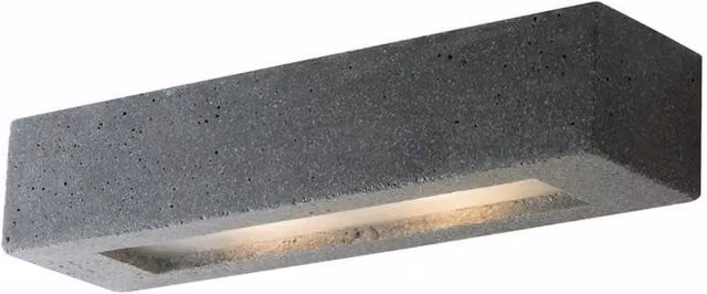 Netlighting Candida Concrete Wall Lamp in Grey with E14 Socket