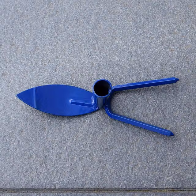 SolaDirect Dutch Hoe Cultivator Hand Fork Type 10 with 115 cm Handle, Blue Steel