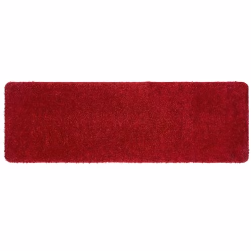 My Mat Red Non-Slip Washable Shaggy Pile Runner, W: 67 cm, L: 200 cm – 1
