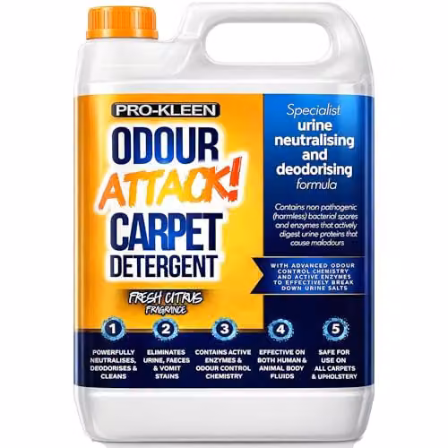 Pro-Kleen Odour Attack Pet Carpet Cleaner Shampoo Orange 5l – 2