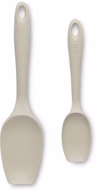 Zeal Silicone Cooking Spoon Set of 2 in Beige